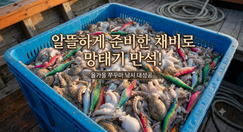 쭈꾸미 낚시 비용 반으로 줄이는 방법! 에기 최저가 비교 & 필수 추천 컬러