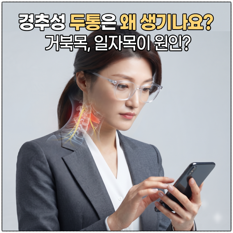 경추성 두통 병원 검사도 정상인데 머리가 계속 아프다면?