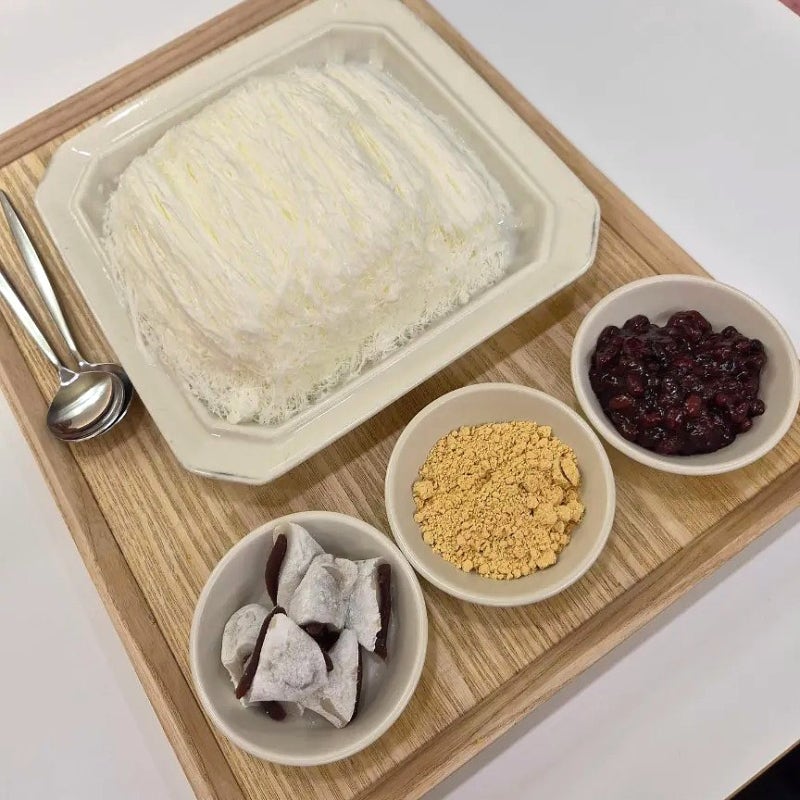 한티역맛집 사실빙, 여름 디저트 추천 대치동학원가 실타래 빙수집
