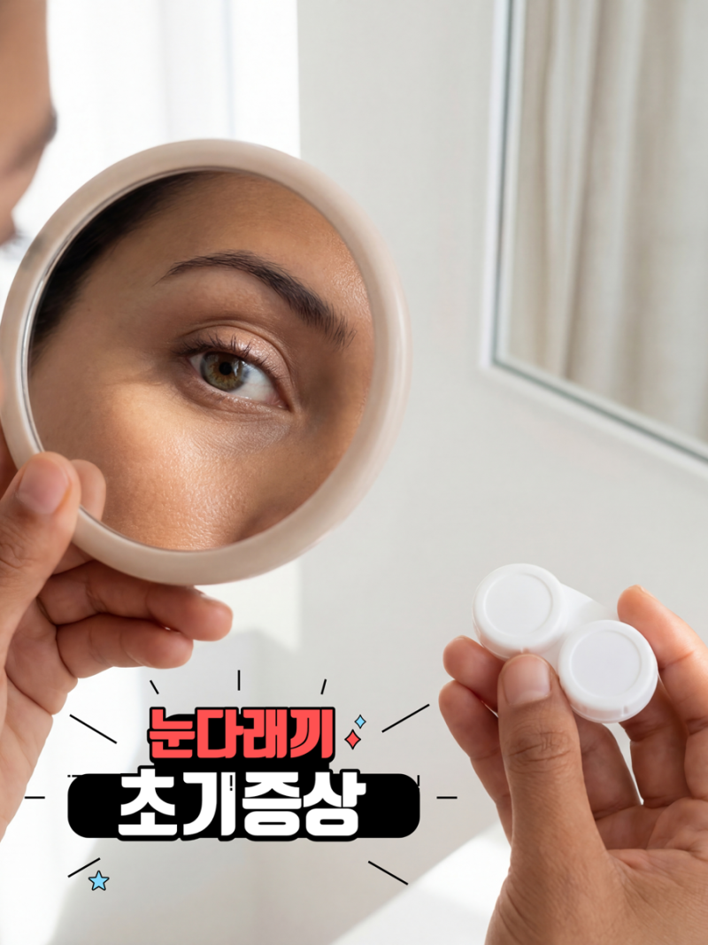 다래끼 초기증상 절대 가볍게 넘기면 안 되는 이유
