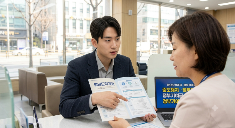 청년도약계좌 중도해지 조건과 정부기여금 유지 기준 완벽 정리