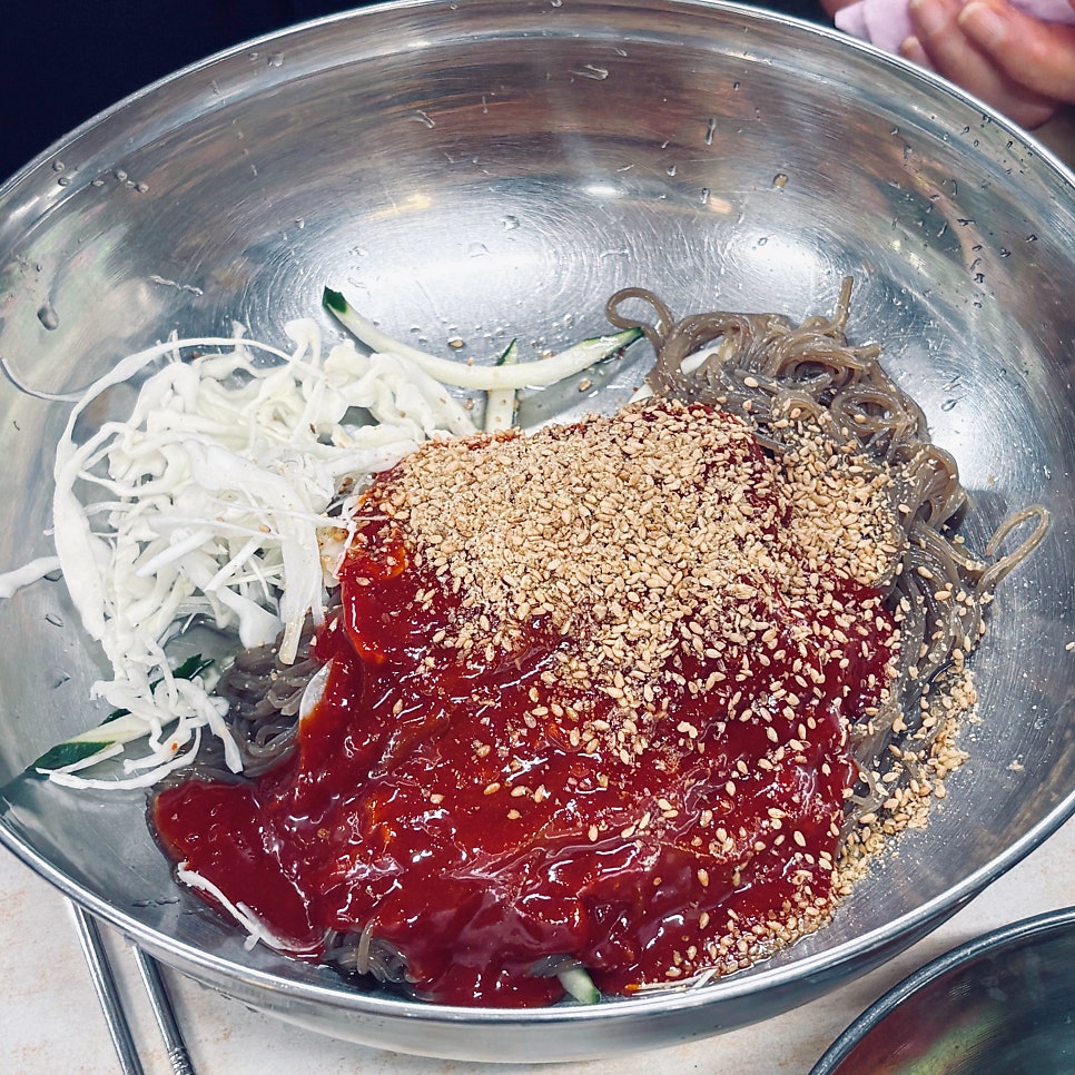 세숫대야냉면 사진 5