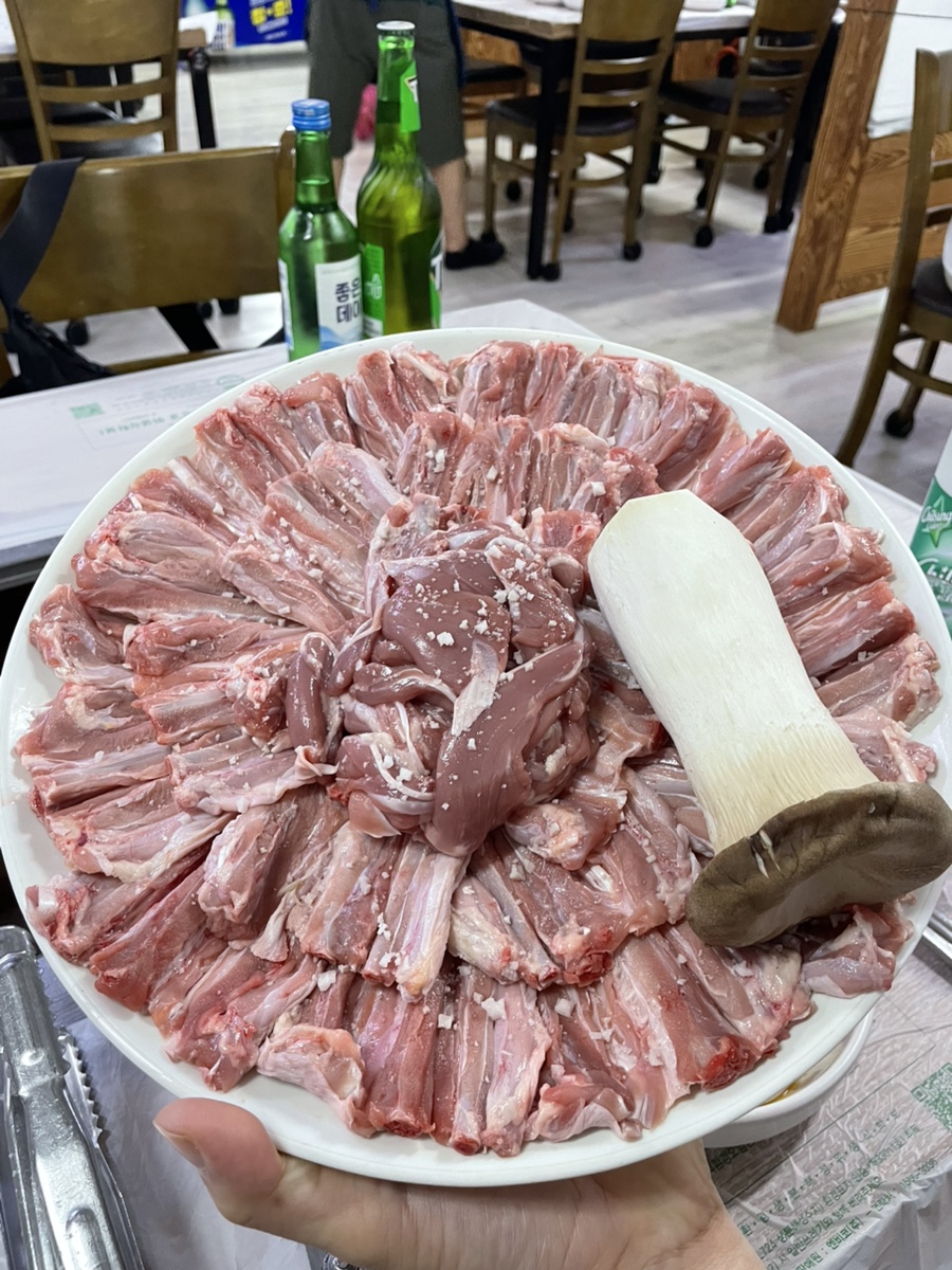 송림생오리 참숯불구이 사진 5