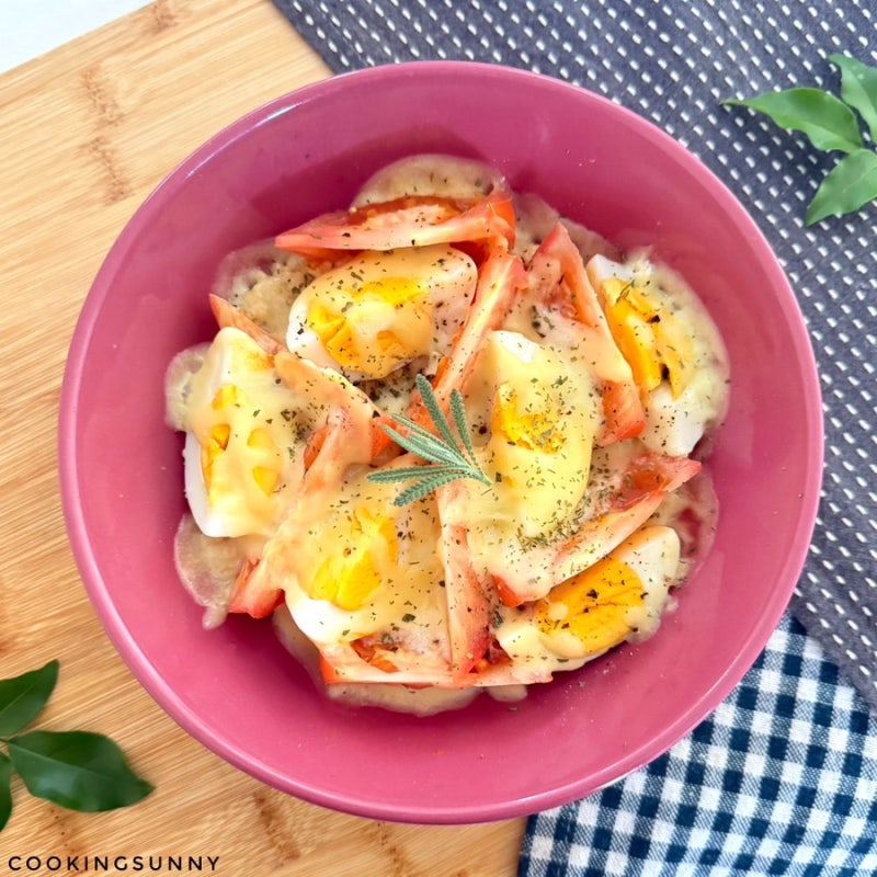 풍미가득 살 쏙 빠지는 초간단 전자레인지 두부 토마토 계란 만들기 다이어트식단 두부요리