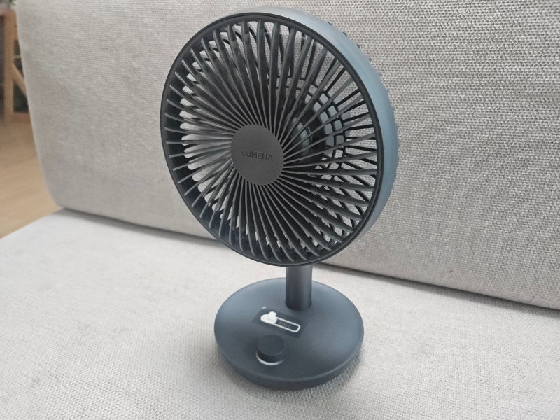 루메나 무선 선풍기 후기 — 도서관에서도 쓰는 '무소음' 선풍기 (BLDC·회전·USB-C)