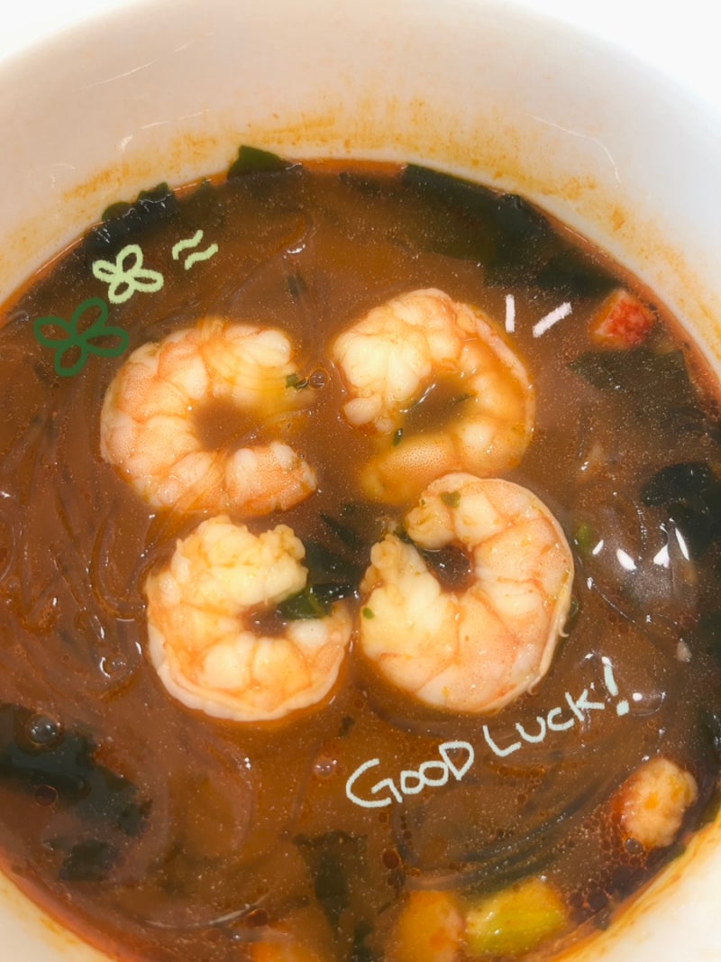 [컵누들 진짬뽕 맛있게 먹는 법] 미역&새우 추가로 단백질+식이섬유 폭발 레시피 (다이어트 ....