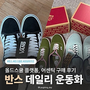 [반스 올드스쿨 플랫폼 & 어센틱] 반스 입문 추천! 디자인, 착화감도 모두 잡은 데일리 운동화....