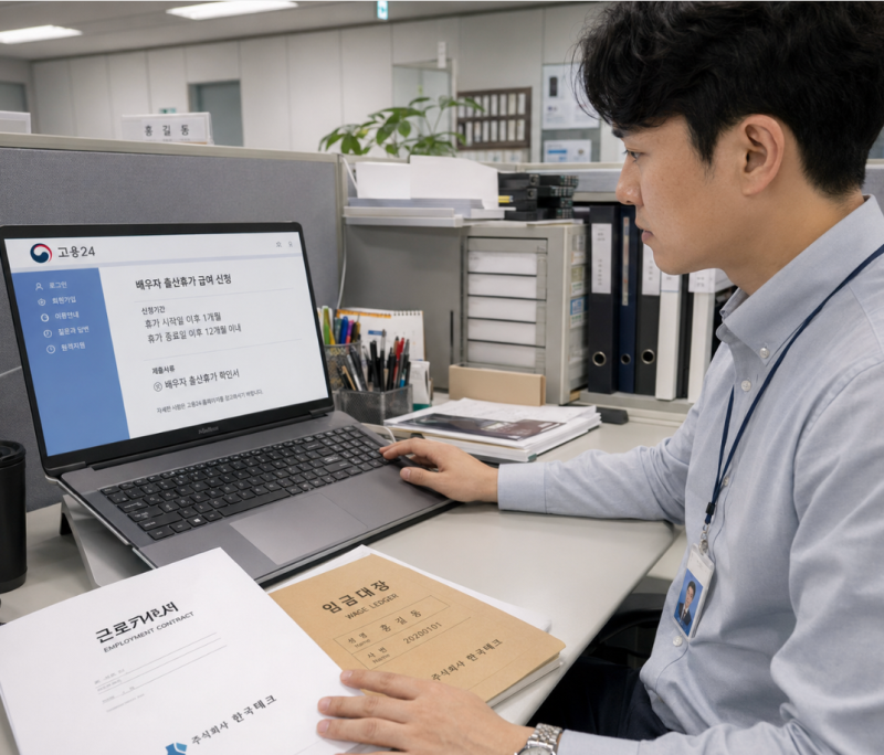 배우자 출산휴가 20일 확대! 급여 신청 주의사항, 공무원과는 뭐가 다를까?