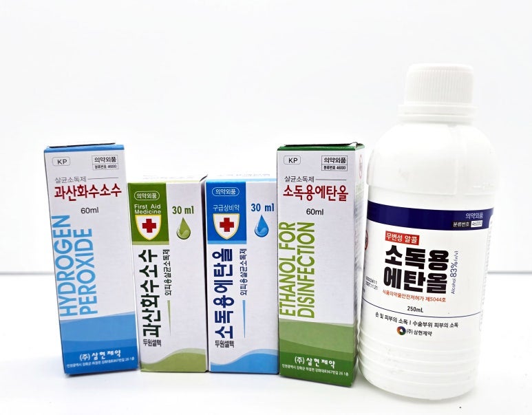 상처 소독약 과산화수소 vs 에탄올 — 뭘 언제 써야 할까