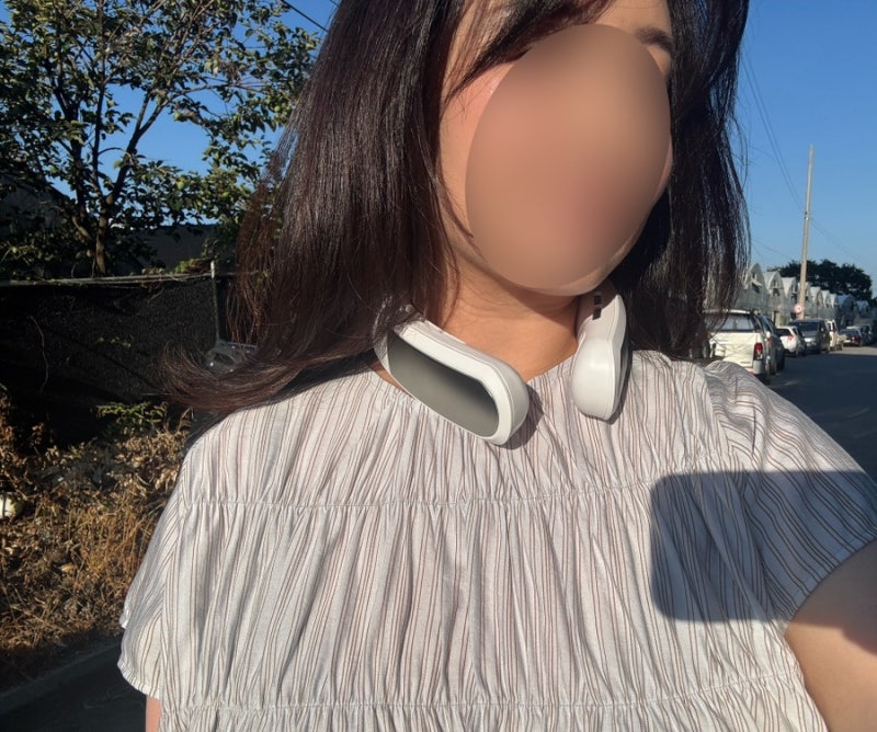 디센느 와이드쿨 넥밴드 선풍기 fan6 만족 리뷰