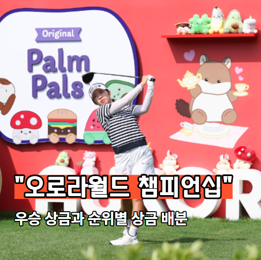 <b>오로라월드 챔피언십</b> 이다연 우승상금 순위별 상금 배분