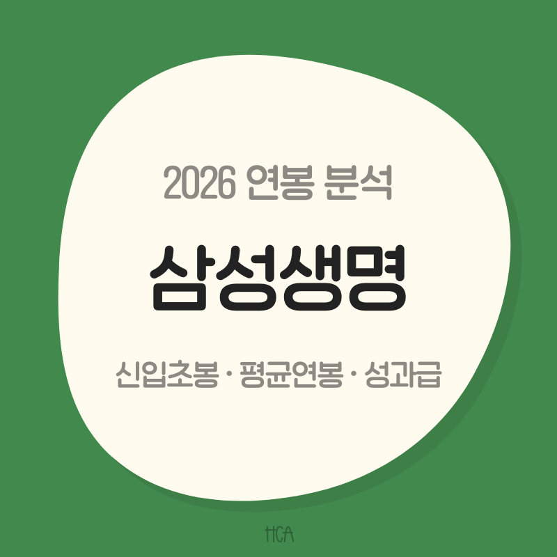 2026 삼성생명 연봉 41% 성과급이 얼마나 높였을까?