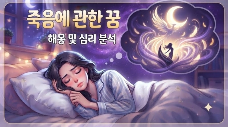 죽음에 관한 꿈 해몽 총정리 (사람이 죽는 꿈, 부모님이 죽는 꿈, 내가 죽는 꿈, 자식이 죽는 ....