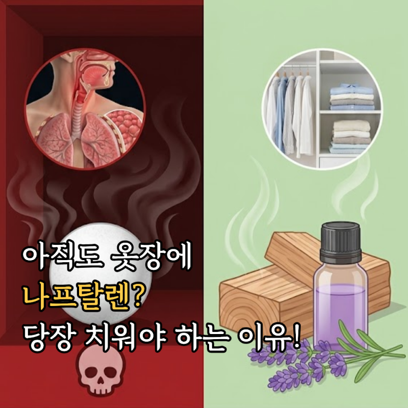 나프탈렌 효과 아직도 기대하시나요? 유해성부터 천연 나프탈렌 대체 방법 4가지