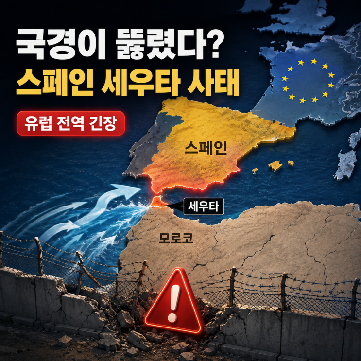 국경뚫린스페인 <b>세우타</b> 사태 원인과 유럽 전역 파장 총정리