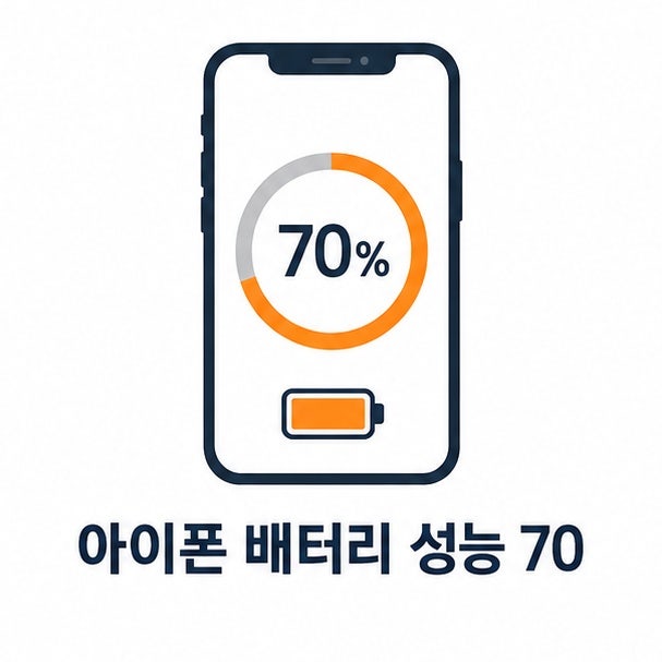 아이폰 배터리 성능 70, 교체 전 확인할 기준