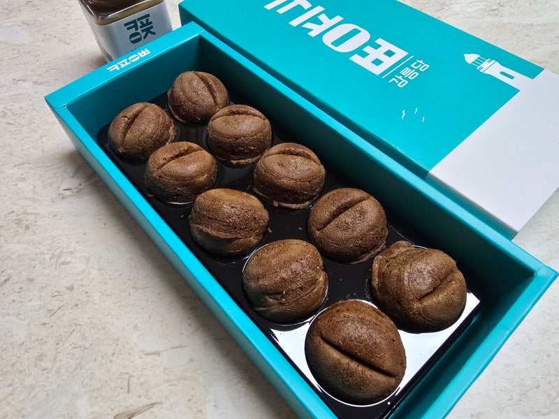 강릉 커피콩빵 추천! 강릉당 안목해변점에서 구매한 강릉 기념품 후기