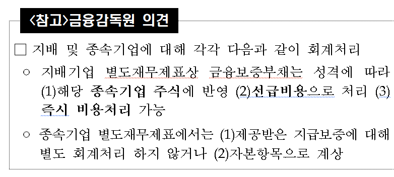 지급보증부채/금융보증부채란?