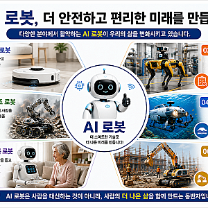 AI·로봇 활용 사례 6가지! 위험하고 반복적인 일을 대신하는 기술