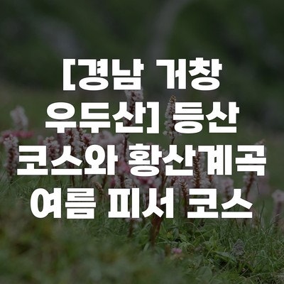 우두산 사진 1