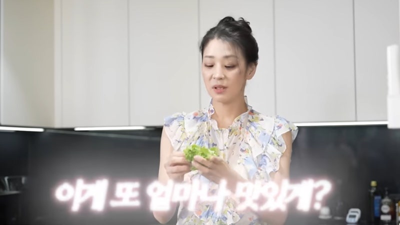 50대라고? 한고은 다이어트 비법 샐러드 수제 오이피클 레시피