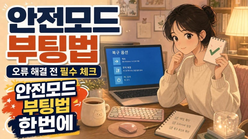 윈도우 안전모드 부팅 방법 완전정리: 오류 해결 전 꼭 알아야 할 4가지 진입법