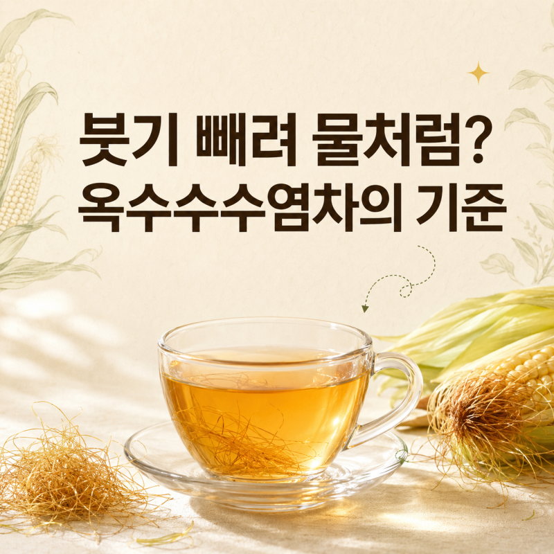 옥수수수염차 효능 옥수수수염 부작용 없이 마시는 법