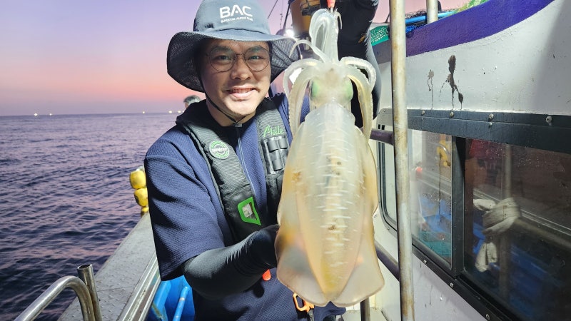 무늬오징어 팁런 선상낚시 완벽 공략법 (제주 나폴리호 실전 출조기)