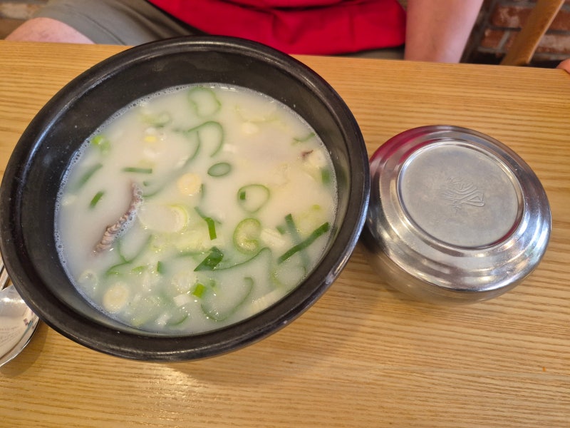 서울 상상나라 근처 아기의자 있는 식당 '한촌설렁탕 군자점' 아이들과 다녀온 후기