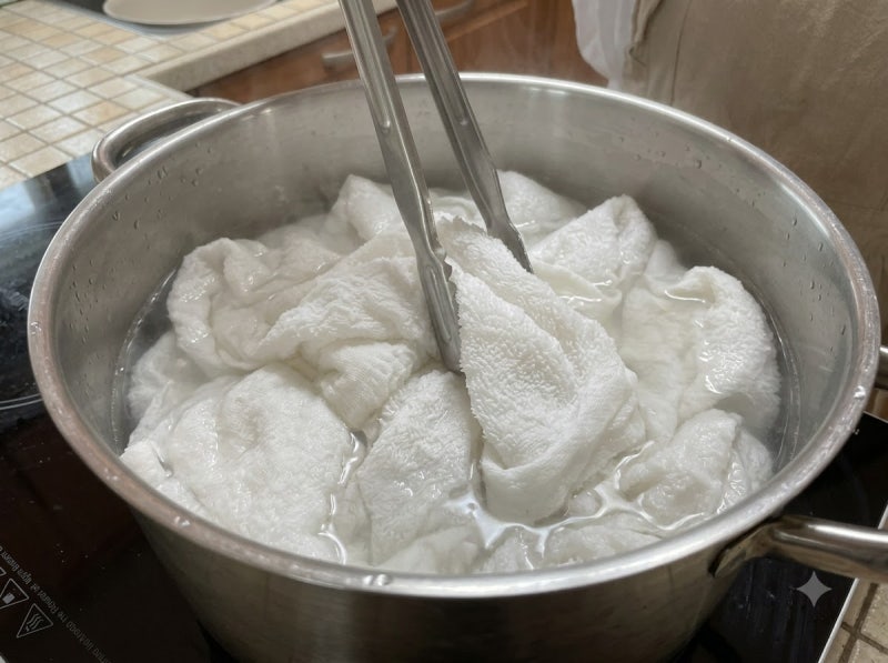 수건삶는법 궁금하면? 인덕션용 빨래삶통 빨래솥 빨래삶는냄비 추천
