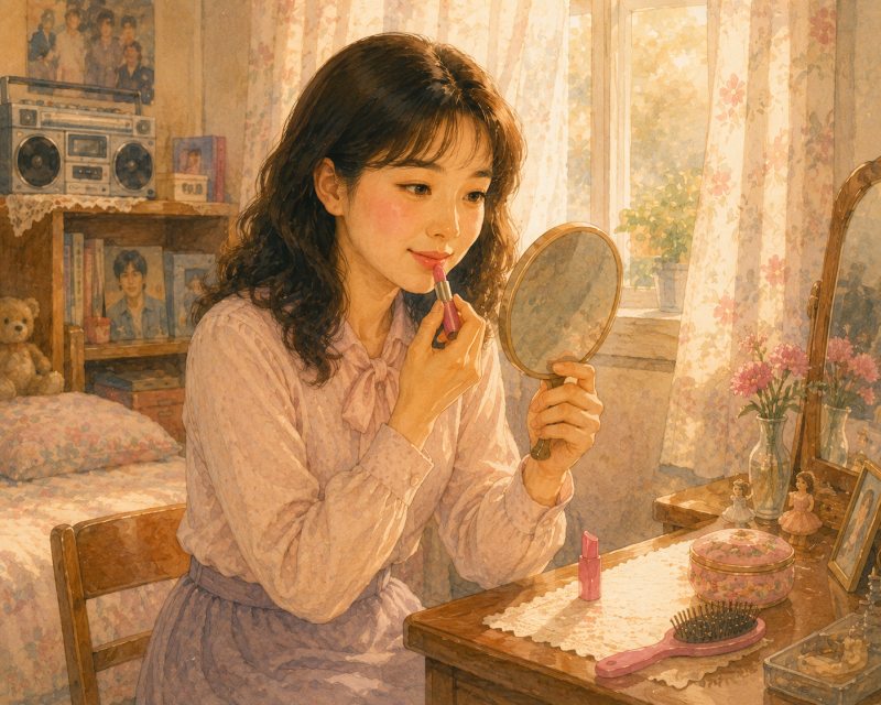 분홍 립스틱-강애리자(1988), 떠나는 사랑을 위한 마지막 서비스, 분홍립스틱