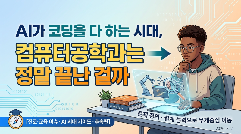 AI가 코딩을 다 하는 시대, 컴퓨터공학과는 정말 끝난 걸까