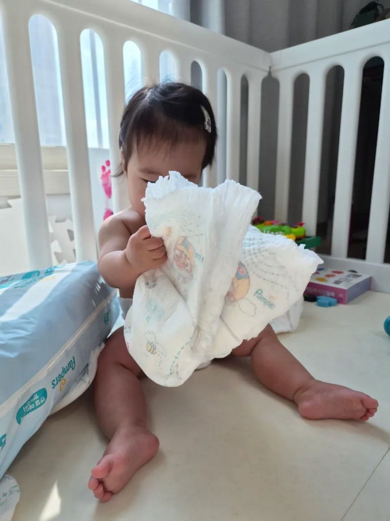 여름철 아기 기저귀, 팸퍼스 엔젤 에어차차 썸머팬티 5단계 사용 후기