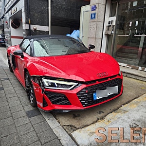 아우디 R8 스파이더 사고수리, 서비스센터 6,000만원 견적? 셀레나모터스 복원 과정