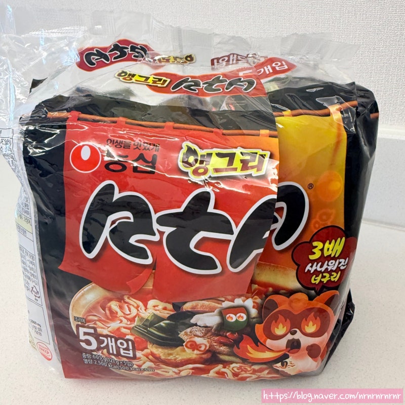 농심 앵그리 너구리 라면! 몇 년째 이것만 먹는 중.. 매운 라면 추천 & 맛있게 끓이는 꿀팁