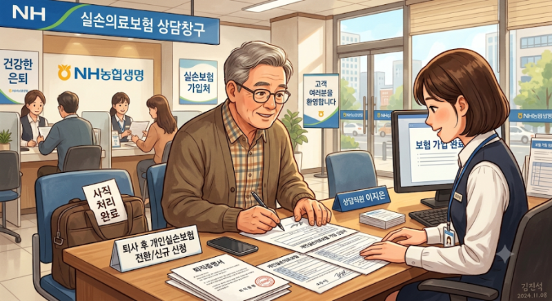 퇴직 후 실손보험 공백, 단체실손-개인실손 연계제도로 해결할 수 있습니다