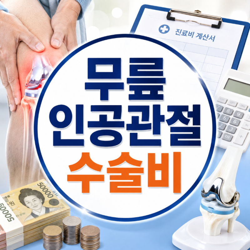 무릎 인공관절 수술비, 건강보험 적용하면 실제 얼마 들까?