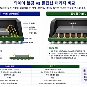 반도체 후공정 시리즈 22편 | Flip Chip Package란? Wire Bonding과 무엇이 다를까?