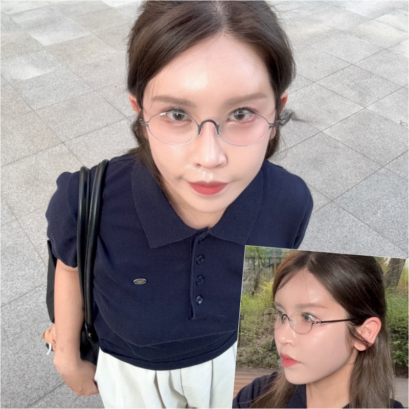 슬릭스틸 커배쳐 초경량 안경 후기! 미니멀 감성 남자·여자 긱시크 안경테 추천
