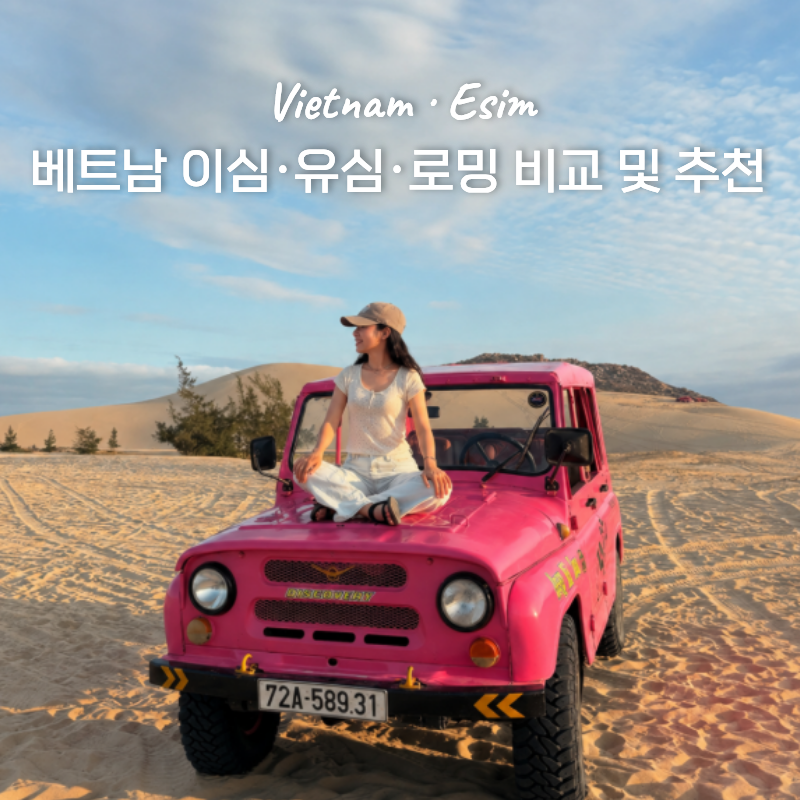 베트남 이심 추천 다낭 나트랑 푸꾸옥 ESIM 유심 로밍 비교