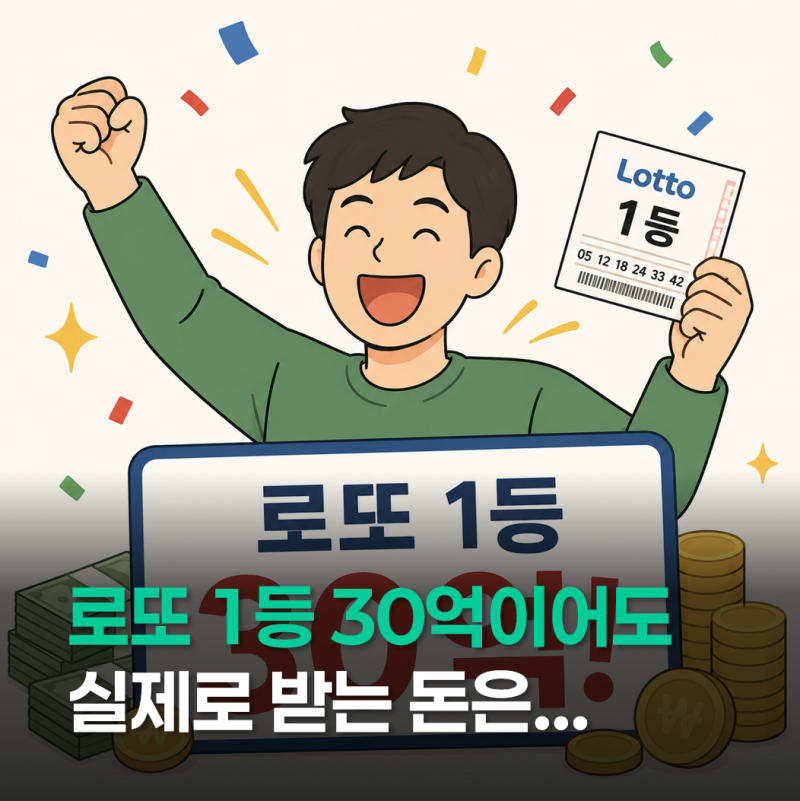 "세금만 9억 넘게 뗀다고?" 이번주 로또 1등이 30억이어도 실수령액은...