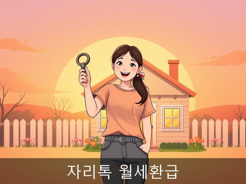 자리톡 월세환급 신청 방법 대상 조건 모르면 손해