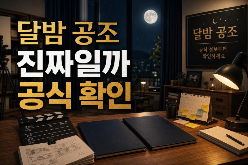 박은빈♥양세종 달밤 공조, 진짜 차기작일까? 루머와 공식 정보 구별하는 4가지 체크