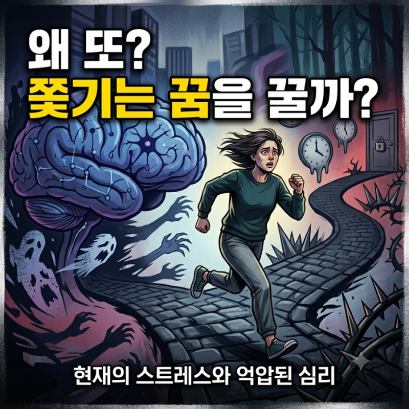 매번 무언가에 쫓기는 꿈을 자주 꾸는 사람 특징