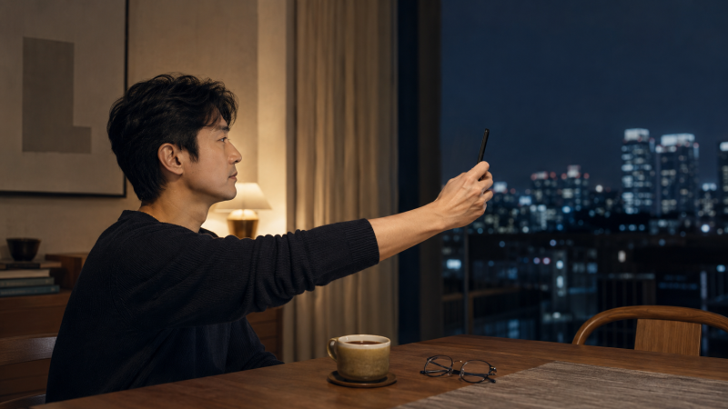 노안 자가진단 — 휴대폰을 멀리 들게 되면 시작된 걸까