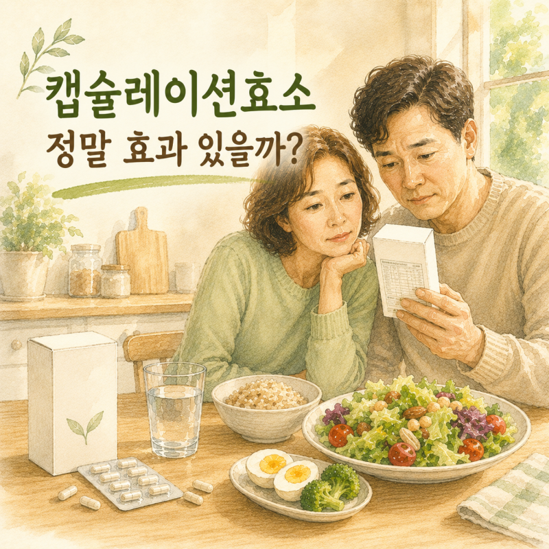 캡슐레이션효소 정말 효과 있을까? 다이어트 전 복용법부터 부작용까지