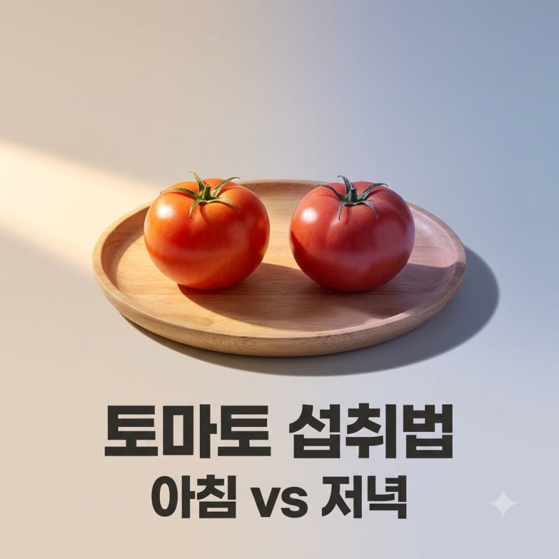 아침 토마토 저녁 토마토 언제 먹는 것이 좋을까? 시간대별 효능 정리