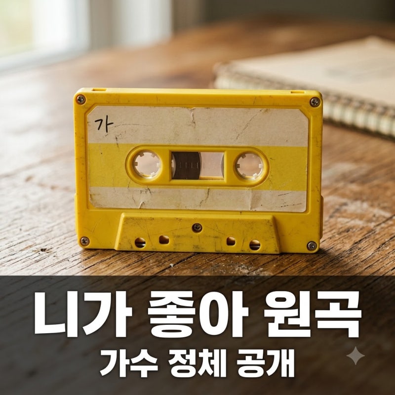 니가 좋아 원곡 가수 정체, 알고 보니 실존 인물이 아니라고?