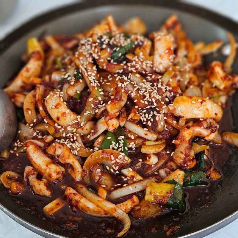 [강릉맛집] 강릉 월화거리 중앙시장 / 오픈런 오징어볶음 '정화식당'