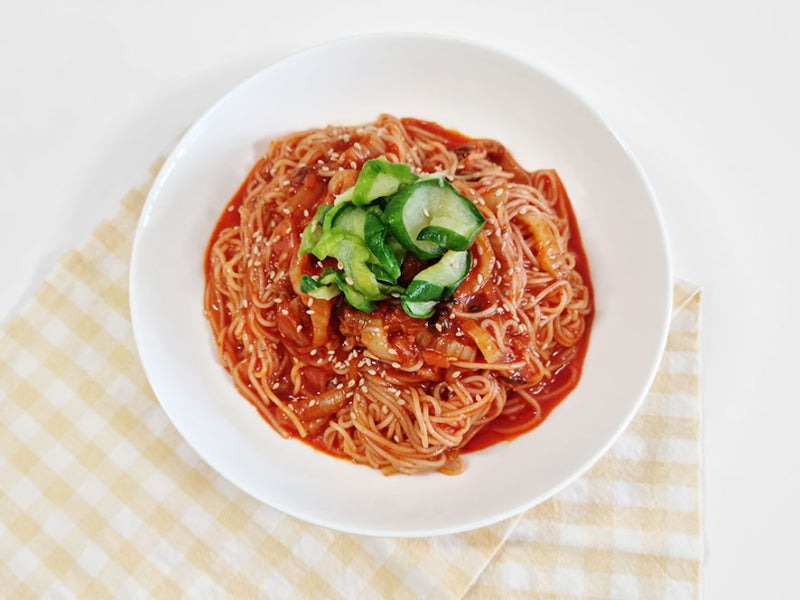 김치비빔국수 양념장 레시피 이연복 셰프 김치 비빔국수 만들기